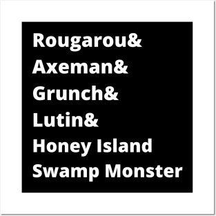 Legendary Monsters of Louisiana Posters and Art